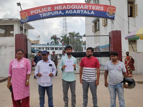 On 4 points demand SFI placed deputation to West District Superintendent in Police Headquarter